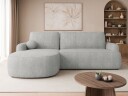 Branrel 3 seters sofa med divan   grå
