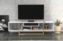Rinorea Tv-benk 150x40 cm - Hvit