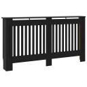  Radiatordeksel svart 152x19x81,5 cm MDF
