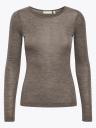 InWear Fang Wool T-Shirt Long Sleeve Brun XXXL