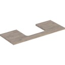 Geberit One benkeplate 119x47,3 cm valnøtt Nøttetre