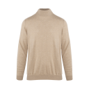 Gino Sweater Sand Melange S Merino blend turtleneck