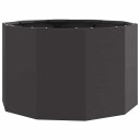vidaXL Plantekassed Svart 60 x 60 x 35 cm Stål