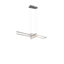 Trio Lighting Pendel Salinas Børstet stål