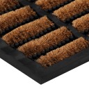 Dørmatte rektangulær 45x75 cm gummi og kokosfiber 8721012224742