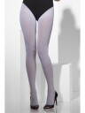 Smiffys Tights Ugjennomsiktige Hvit - One size