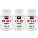 3 pack K1 + K2 Vitamin 3 x 60 tabletter