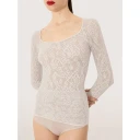 Wolford Dame Topper Beige M,