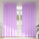  Gardiner med gardiner 2 pcs Lilla Polyester