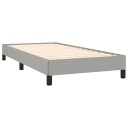  Sengeramme uten madrass lysegrå 90x190 cm Single stoff