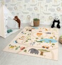 KMCarpets Animal Gulvteppe 120 x 160 Lin