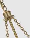 Reese 18" Globe Pendant Brass