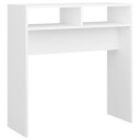 vidaXL Konsollbord hvit 78x30x80 cm sponplate
