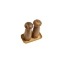 Aida  Raw kvernsett med brett 3 deler teak