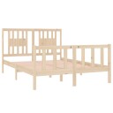 vidaXL Sengeramme heltre 135x190 cm 4FT6 Double 8720287028536