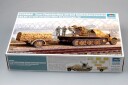Trumpeter 1/35 German 2cm Flakvierling 38 Auf Selbstfahrlafette Sd.Kfz. 7/1 late version with Sd.Anhanger 52