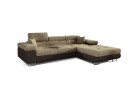 Klinka Sovesofa med Divan Høyre   Beige/Brun