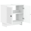 vidaXL Baderomsvaskeskap UTRECHT Hvit 59,5 x 31,5 x 59 cm