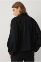 Ellos Collection   Blusejakke i sateng   Svart