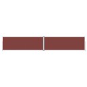 vidaXL Uttrekkbar sidemarkise 180x1000 cm brun