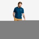 Revolutionrace Easy T shirt Herre Blue Opal 4XL Herre Overdeler T skjorter