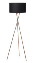 Nielsen Uptown gulvlampe sort/kobber Ø45 cm