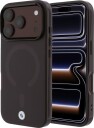 BMW Sign frostet IML- og metalllogo MagSafe-etui til iPhone 18 Pro Max / 17 Pro Max – burgunder