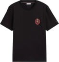Tommy Hilfiger Light Interlock Pocket Crest Tee   BLACK   M