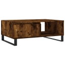 vidaXL Salongbord røkt eik 90x60x35 cm konstruert tre