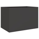 vidaXL Plantekasse svart 62x40x39 cm stål