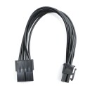Eletra PCIE 8PIN Hunn – 8PIN Hann 15CM strømkabel svart