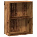 Bokhylle gammelt tre 60x30x77 cm konstruert tre