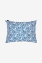 Lexington   Putetrekk Flower Printed  Sateen   Blå