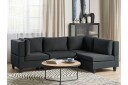 Buck Modulsofa 4 seter   Svart