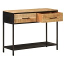  Konsollbord 100x35x76 cm heltre mango og jern 8721012085732