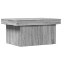  Salongbord grå sonoma 80x55x40 cm konstruert tre 840868