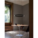 Compendium Circle LED Pendel Ø72 Black   Luceplan   Spisestue   Aluminium   Med en lyskilde