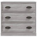 vidaXL Skjenk grå sonoma 70x35,5x67,5 cm konstruert tre