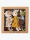 Bloomingville Animal Friends Doll Yellow Cotton Multi/patterned ONE SIZE