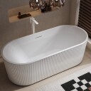 Sanipro Maldivene Frittstående 180cm Hvit Matt / SA 10250