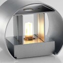 Arcchio Zuzana vegglampe, rund, aluminium
