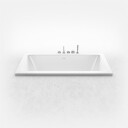 Pulcher Flat 1700 Innebygget Badekar 170X80cm Blank Hvit