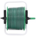  Frittstående slangetrommel grønn med slangefester 0,5" 20 m PVC