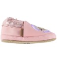 Melton Shell Leather Slippers   Pink   22/23
