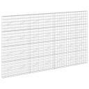 vidaXL Gabion med 5 mm tråd og 10x10 cm mesh 350x10x200 cm