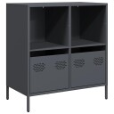  Skjenk antrasitt 68x39x73,5 cm kaldvalset stål 8721102931178