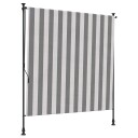  Utendørs Rullegardin Antrasitt og Hvit 100 x 270 cm
