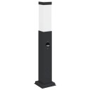  Pullertlampe med sensor 50 cm svart IP44