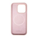 FERRELLI MAGNETISK FLYTENDE SILIKON DEKSEL IPHONE 15 PRO, ROSA