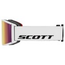 Scott Goggle React White/Amp Teal Chrome S2